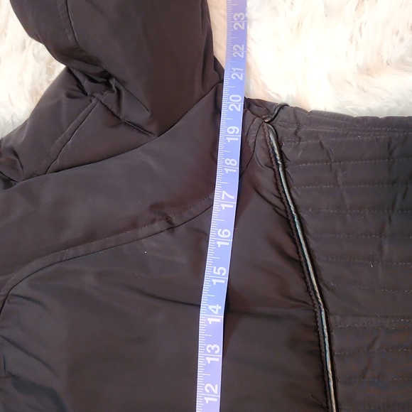 Noize Gigi parka in black, size small with faux fur hood - Picture 12 of 14
